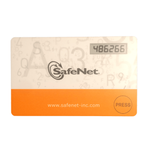 Safenet OTP 3400 security token (credit card size)